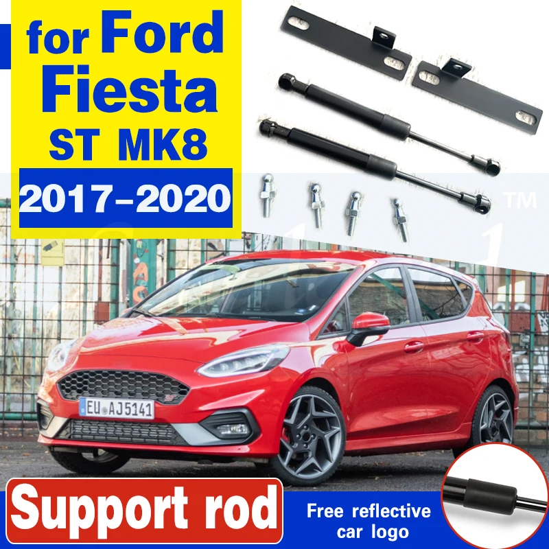 Демпфер для Ford Fiesta ST MK8 2017-2020 автомобильный передний капот модификация газовые