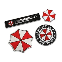 umbrella logo corporation symbol car sticker emblem auto badge 3d metal decals accessories for ford cadillac buick chevrolet
