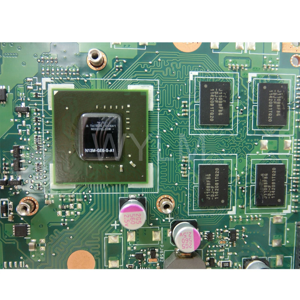 X45VD материнская плата GT610M 1 ГБ N13M-GE6-S-A1 с 2 Гб оперативной памяти для ASUS X45V ноутбука