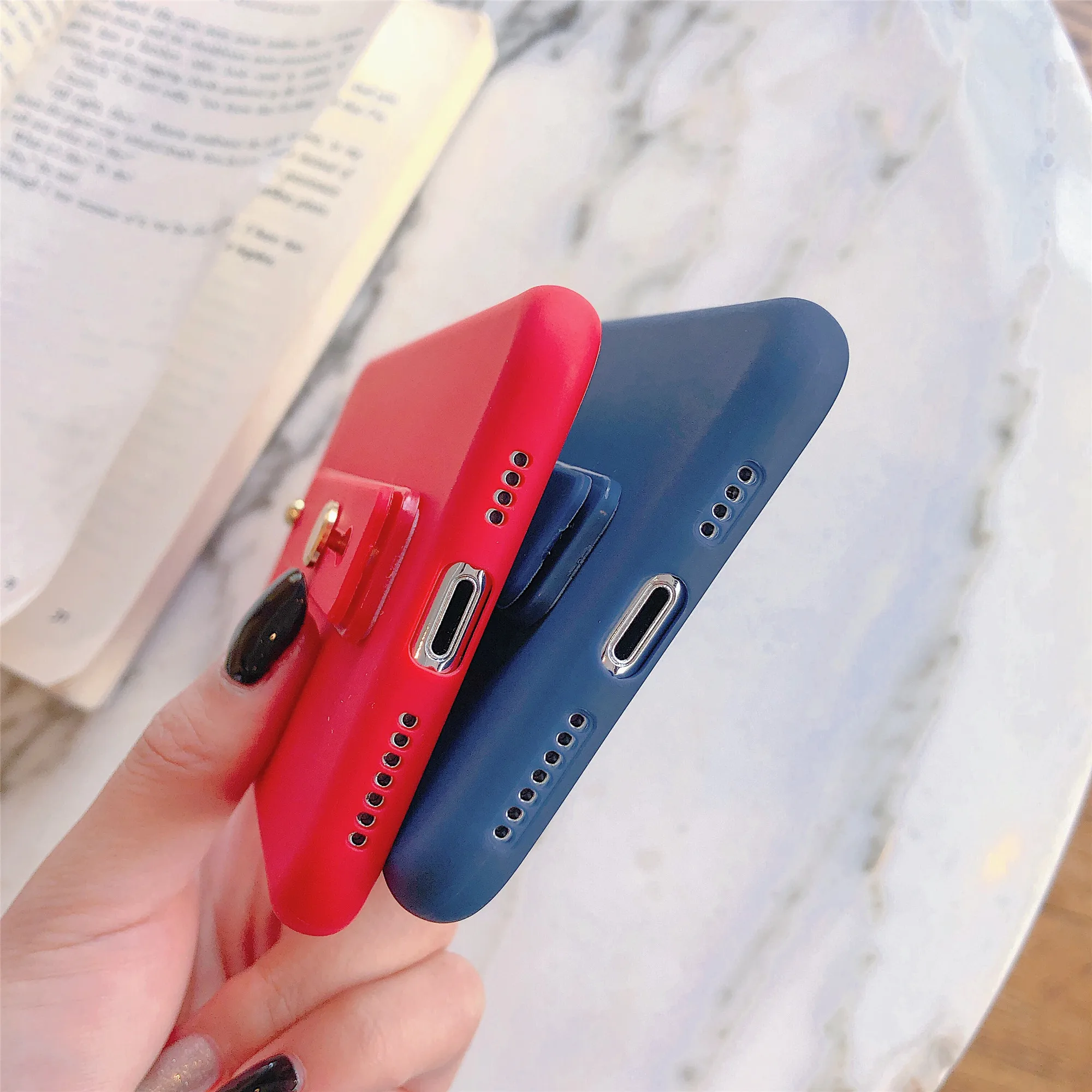 Чехол-держатель для телефона карамельного цвета huawei Y9 2019 чехол Y7 Prime Y5 Y6 Y7pro 2018