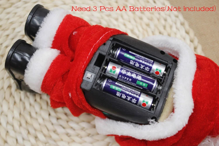 Смешные электрические музыкальные танцевальные рождественские роботы Санта