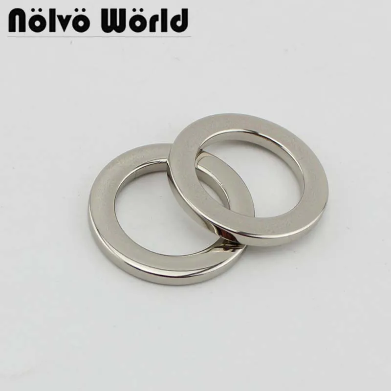 Мир Nolvo 20 100 шт. 4 цвета внутреннее 2 5 см 1 дюйм Полированное серебряное твердое