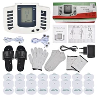 jr309 ems tens massage unit 16 pads russian electrical pulse acupuncture full body relax muscle therapy massager stimulator