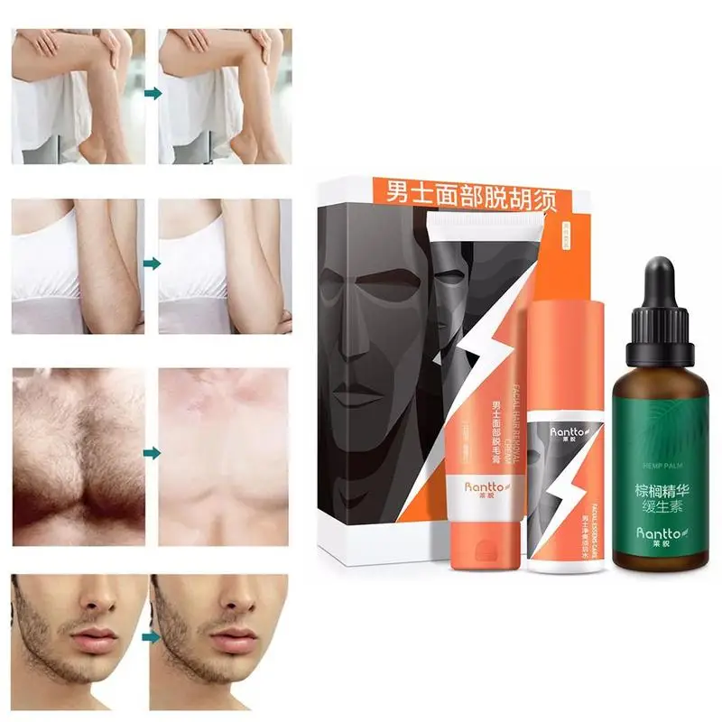 

Hair Removal Cream For Men's Beards 180g Hair Beard With Removal Hair Moisturizing Serum Wax 50ml Removal Cream I6N9