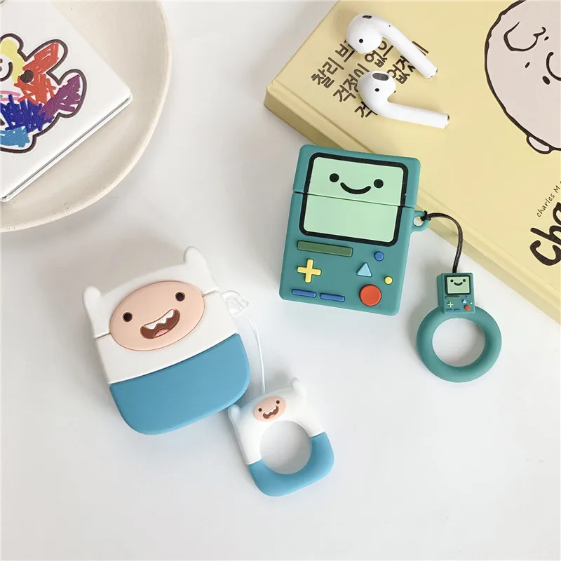 Чехол для наушников Apple AirPods 2 силиконовый чехол беспроводные Bluetooth наушники Air Pods