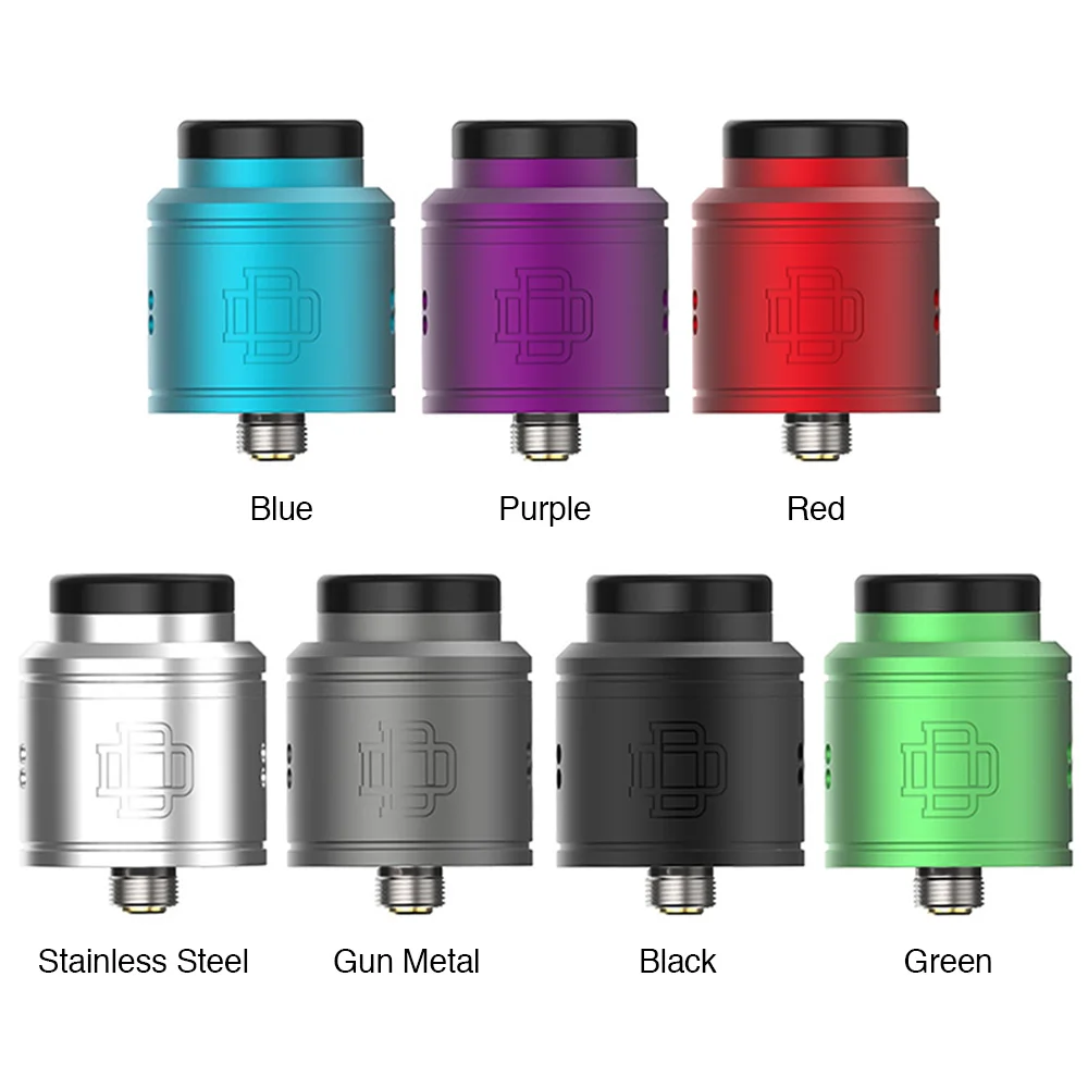 Original AUGVAPE Druga 2 RDA Atomizer Vape Tank with 810 Drip Tip &amp 510 Thread Electronic Cigarette Vaporizer Vs Rabbit V2 |