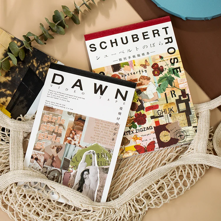 50 sheets/уп Винтаж журнал серии пуля Декоративные Канцелярские наклейки