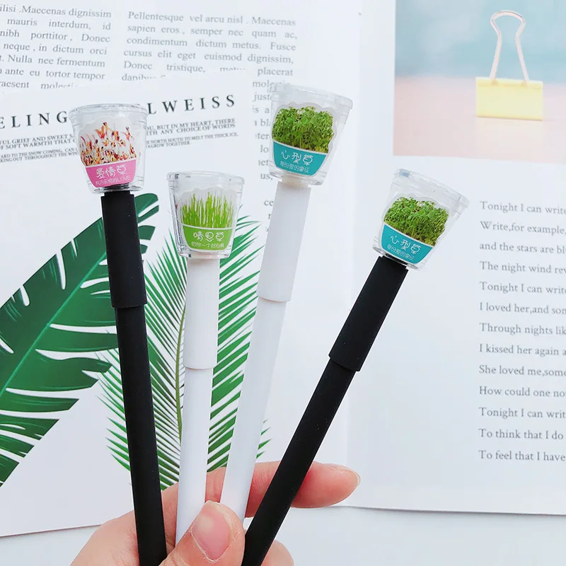 Симпатичная гелевая ручка для выращивания сада кавайная Корейская канцелярия