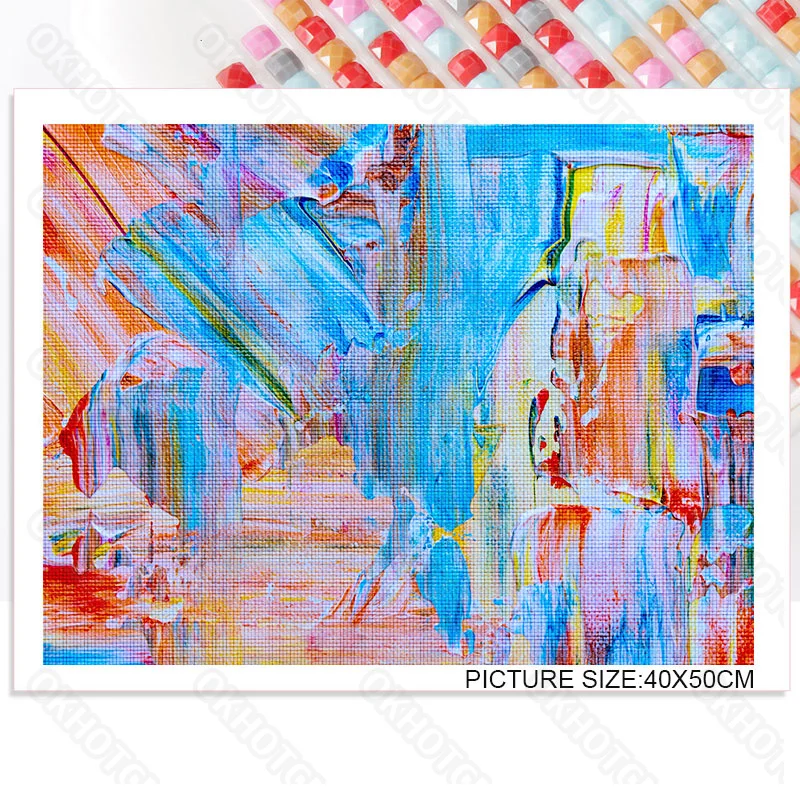 

Diy Diamond Painting Waterproof Ink Painting Living Room Wall Decoration Stickers Diamond Embroidery Modern Home Decoration