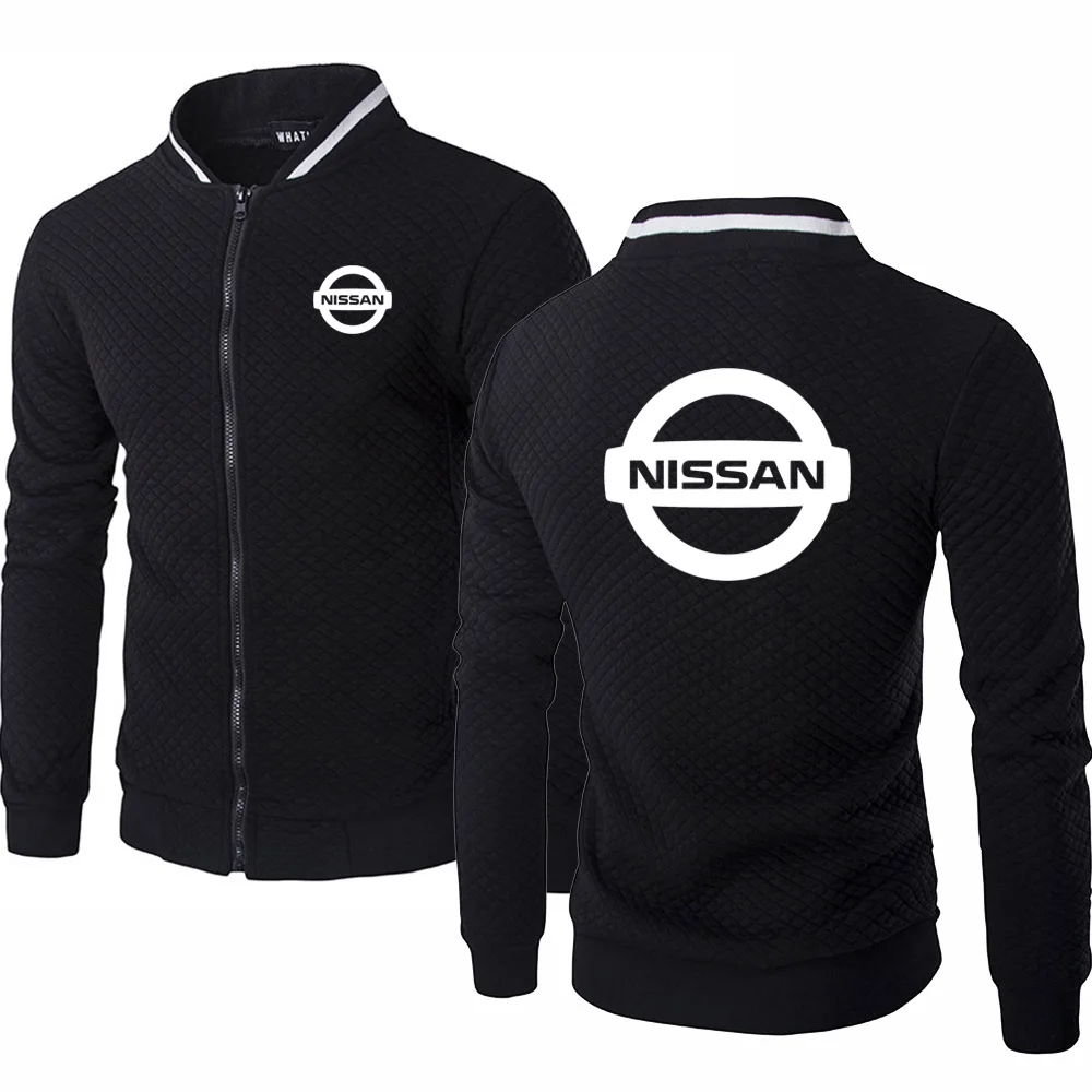 

2020NEW Spring Autumn Men's baseball jacke men Nissan Car Logo Print Quality Cotton Men's baseball jacket Sweatshirts