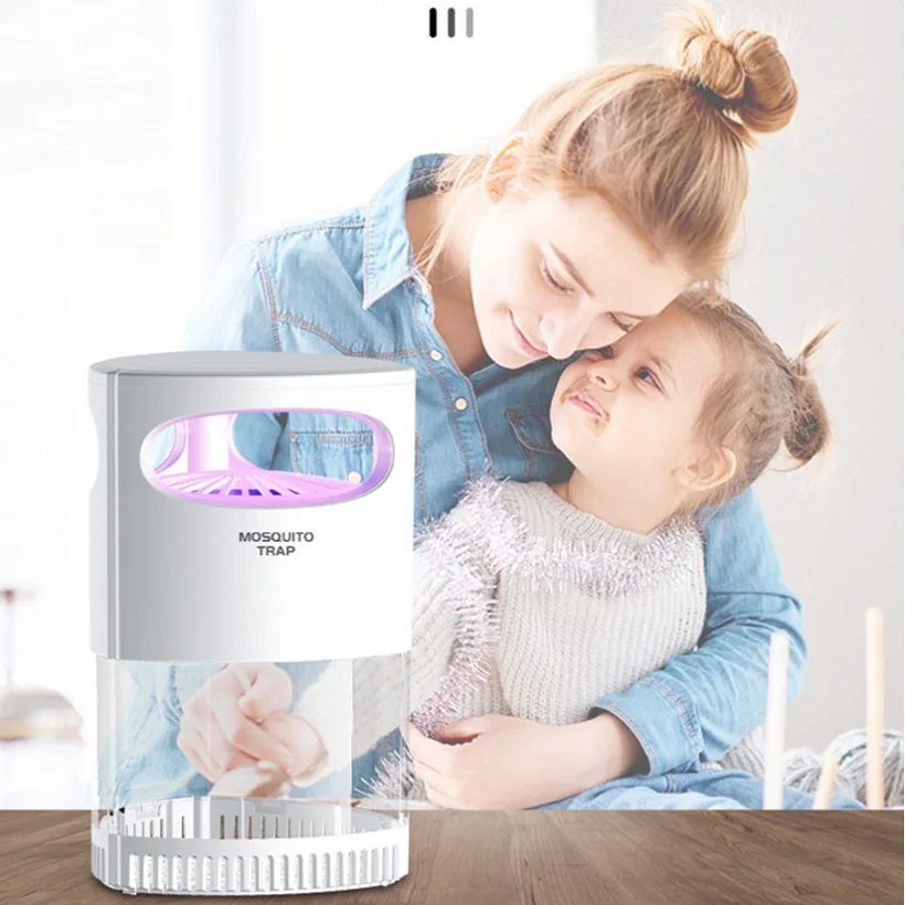 Треугольная Светодиодная лампа от комаров USB Электрический фотокаталитический