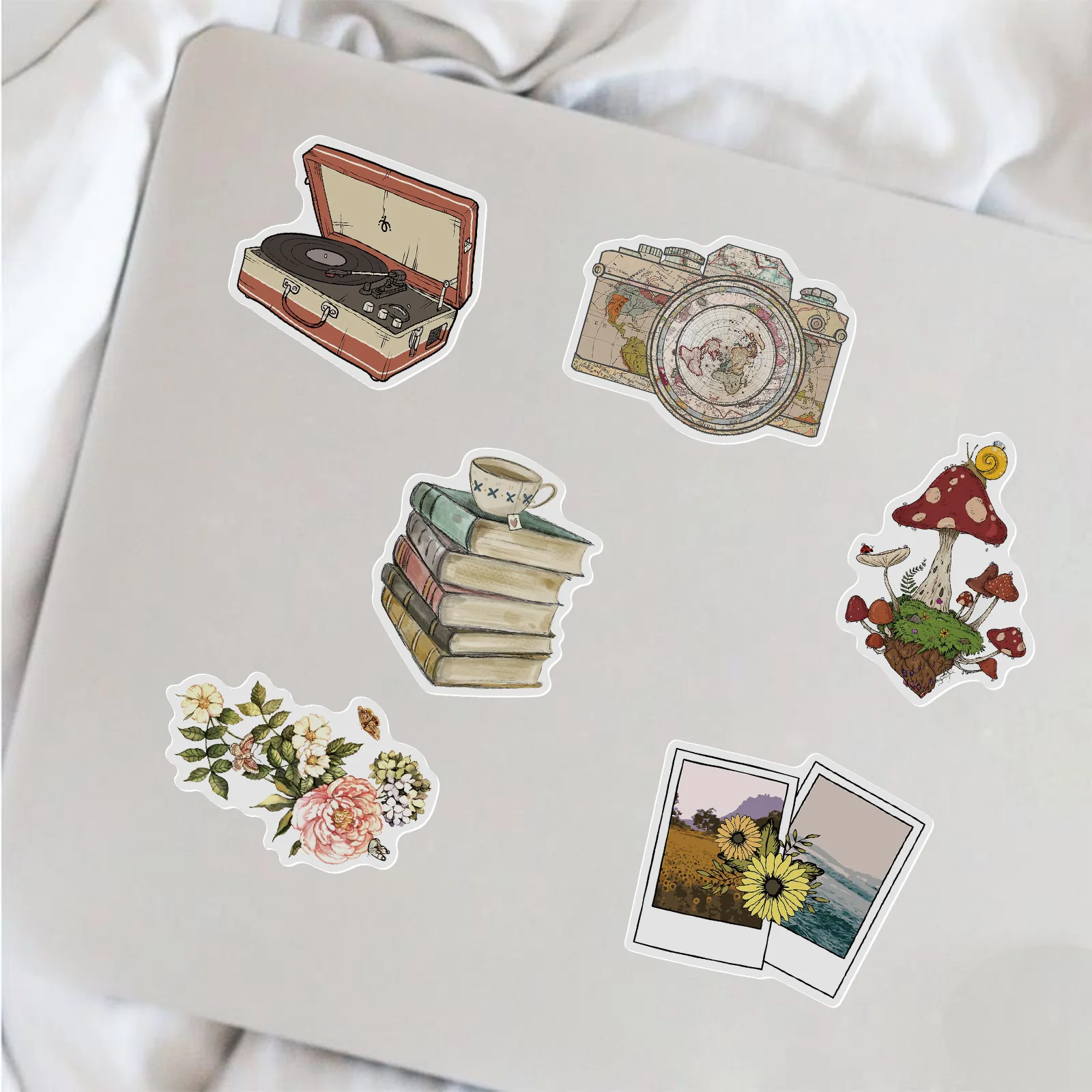 50PCS Old Fashion Waterproof Graffiti Stickers for Notebook Laptop Wall | Дом и сад