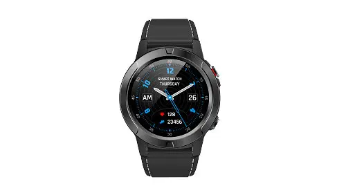 Многофункциональные часы лица Смарт часы с gps-компас smartwatch мужские спортивные часы bluetooth Вызов дистанционный фото смарт-браслет для женщин - Цвет: Черный