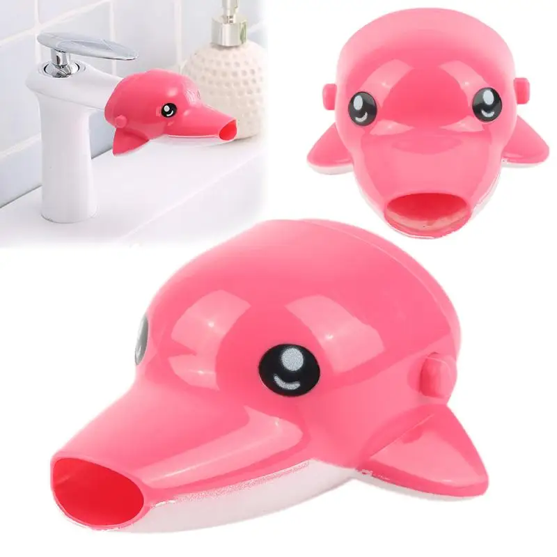 Удлинитель для детского смесителя ванной комнаты кухни мультяшное животное