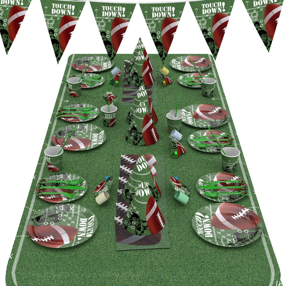 Набор посуды для регби чашка-салфетка мальчиков спортивное событие декор