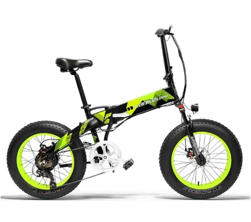 Электрический складной велосипед Lankeleisi X2000 48V 1000W 14.5AH LG литий Батарея Жира Шины