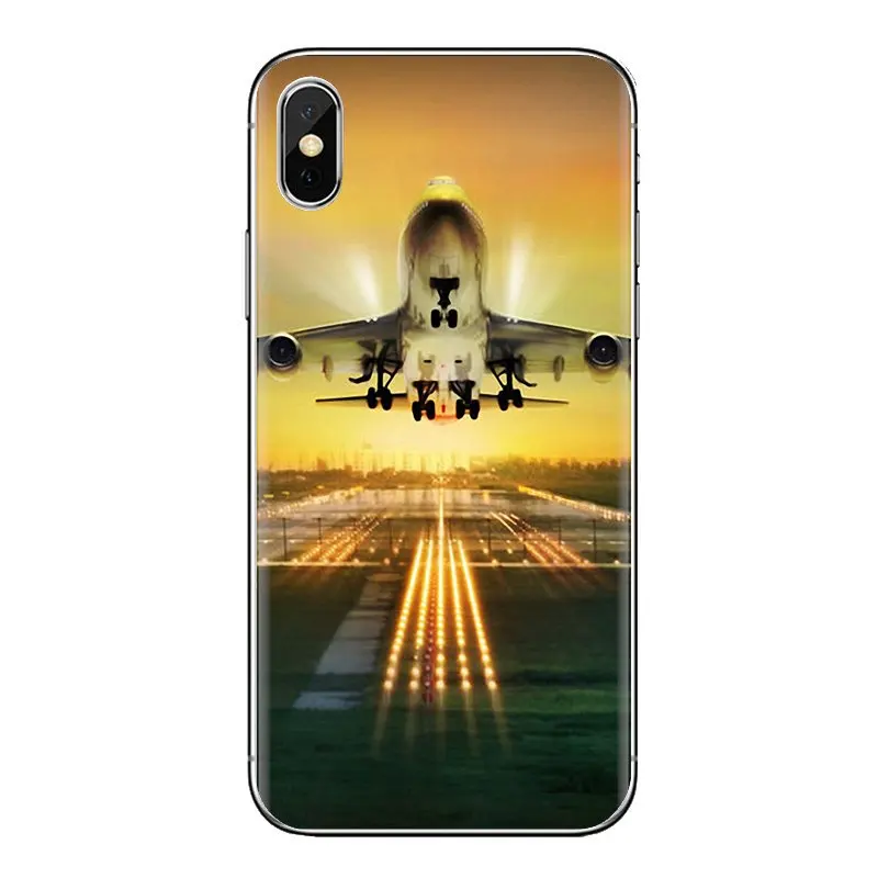 Для samsung Galaxy S3 S4 S5 мини S6 S7 край S8 S9 S10 Plus Note 3 4 5 8 9 авиационный самолет fly путешествия
