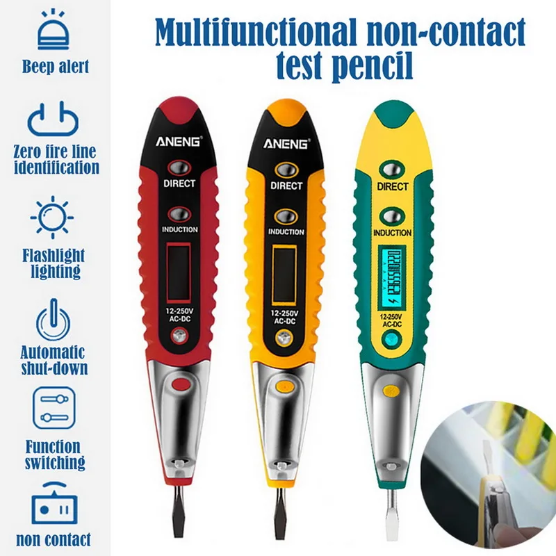 Высокоточный тестовый карандаш с цифровым дисплеем Многофункциональный