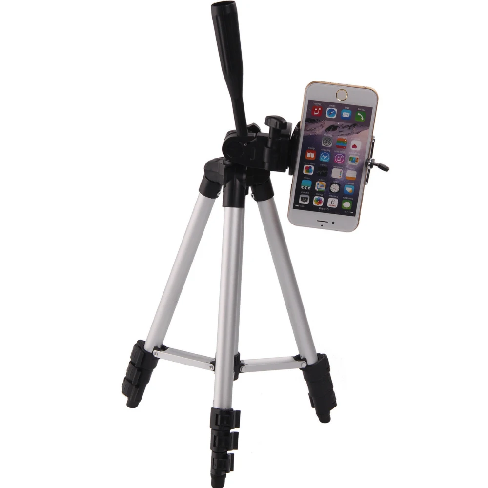 Камера телефона штатив Трипод стойка держатель Портативный легкий с держателем