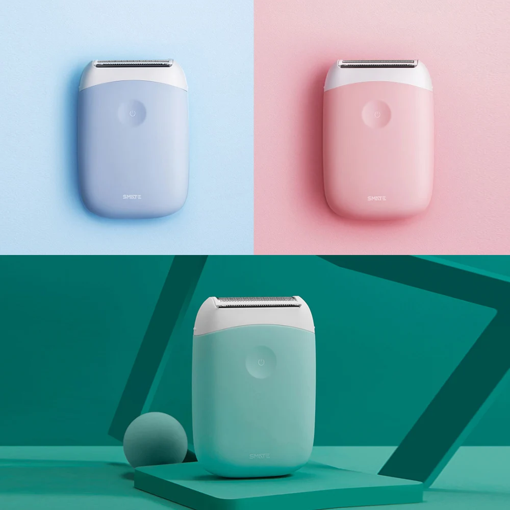 Электрический эпилятор Smate для Xiaomi Mini, портативный триммер для удаления волос для женщин, USB перезаряжаемая гладкая бритва, водостойкий эпилятор