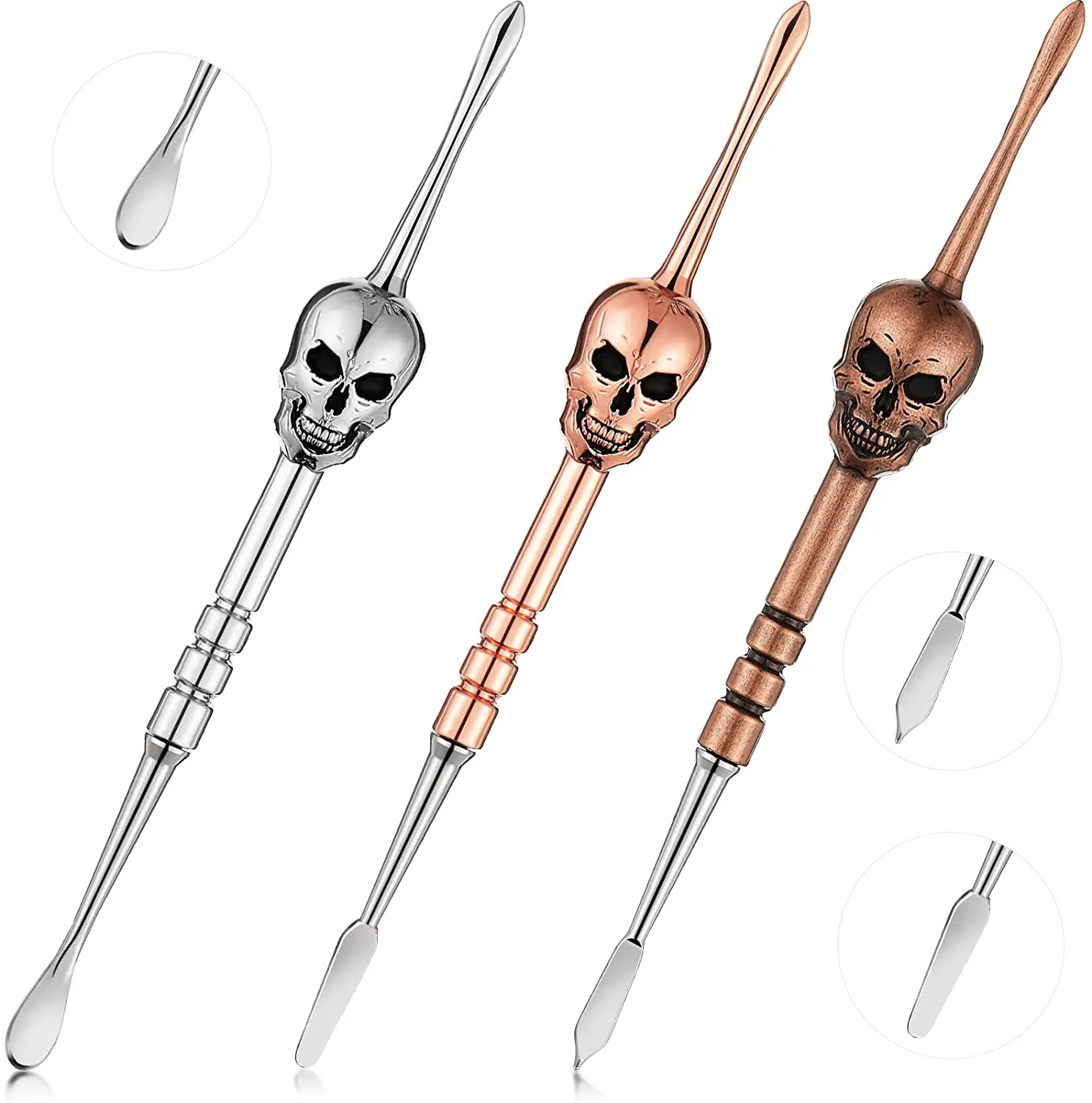 

Skull Stainless Steel Dab Tools Sculpting Tool