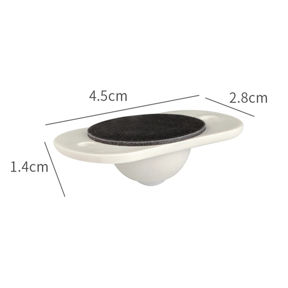 

4pcs Mini 360 Swivel Casters Wheels Self Adhesive Casters Pulley Rollers for Storage Box for Furniture Bottom Mobile Noiseless