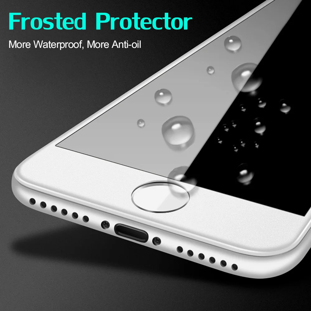 SMORSS 5 шт матовое закаленное стекло для iphone 6 6s 7 8 Защита экрана протектор plus пленка