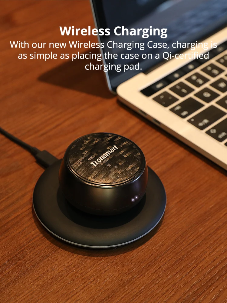Беспроводные наушники Tronsmart с поддержкой Bluetooth 5 0 и защитой IPX5|Наушники гарнитуры|