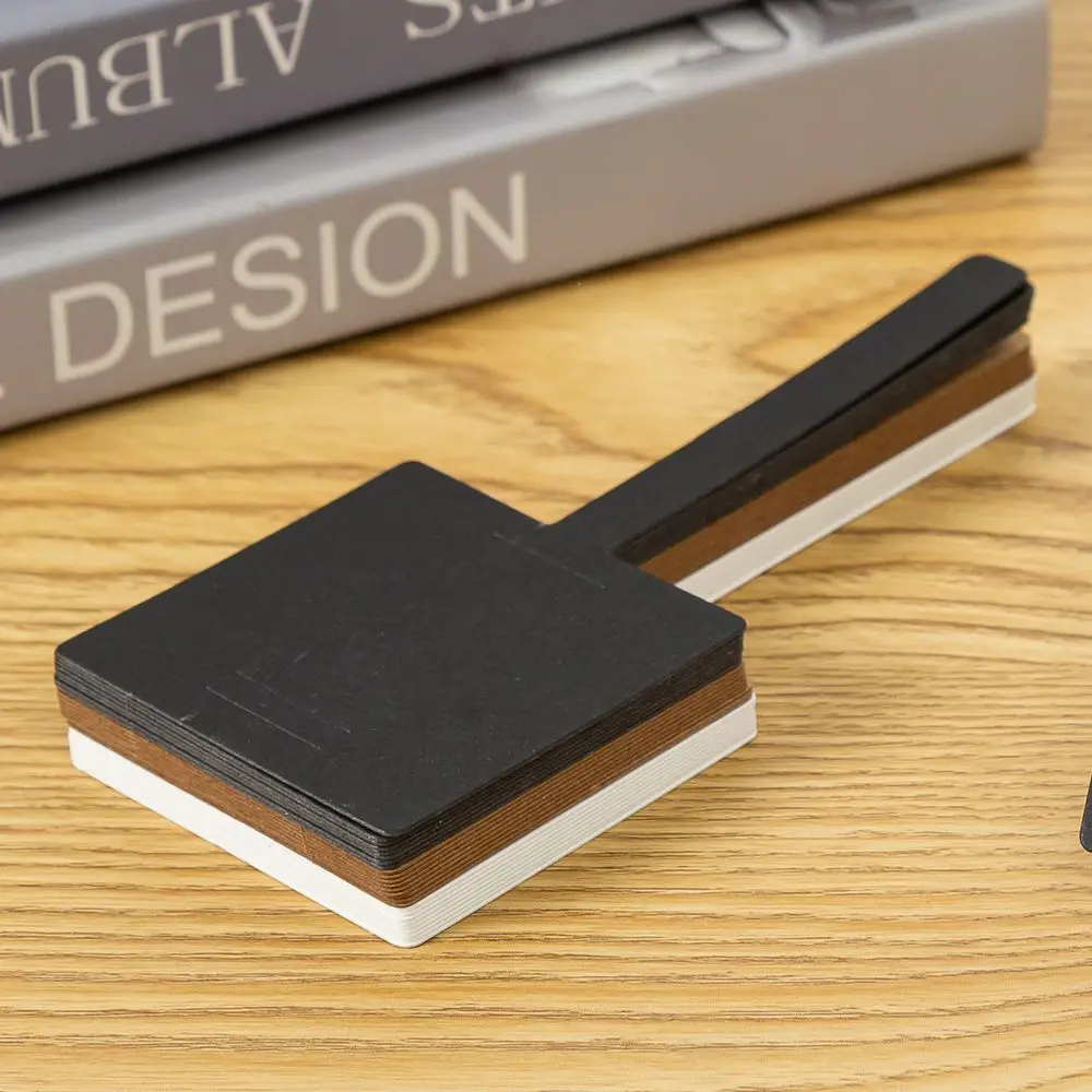 100 Pieces Black Brown Black Blank Paper Bangle Ring Cards Jewelry Holder Display Storage Packing Stand Accessories Wholesale