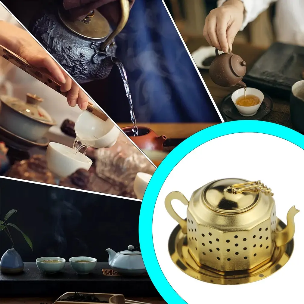 

304 Stainless Steel Tea Leak Tea Maker Tea Ball Creative Polygonal Tea Strainer Herb Tea Tools Supplies