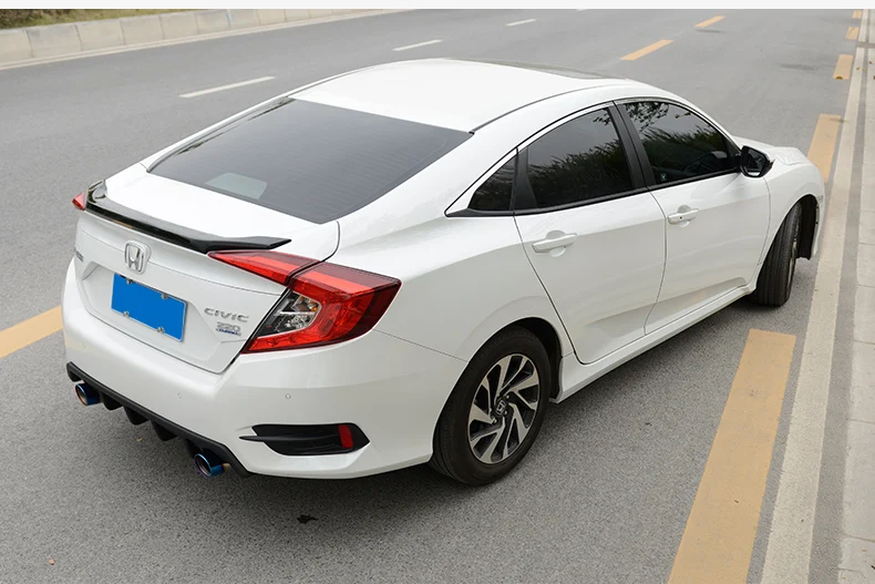 Задний спойлер для Honda 2017 2018 2019 2020 Civic Yefor из АБС-пластика | Автомобили и мотоциклы