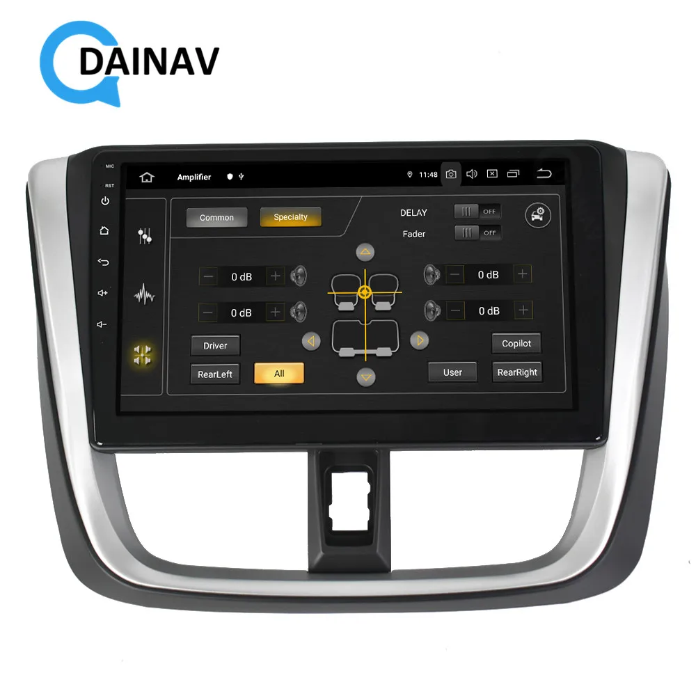 2 DIN Автомобильный мультимедийный плеер автомобильное радио FOR-TOYOTA VIOS YARIS 2017 + Android