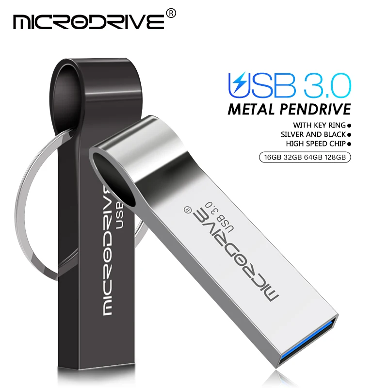 Usb-накопитель usb 128 металлический высокоскоростной флеш-накопитель 3 0/8/16 ГБ |