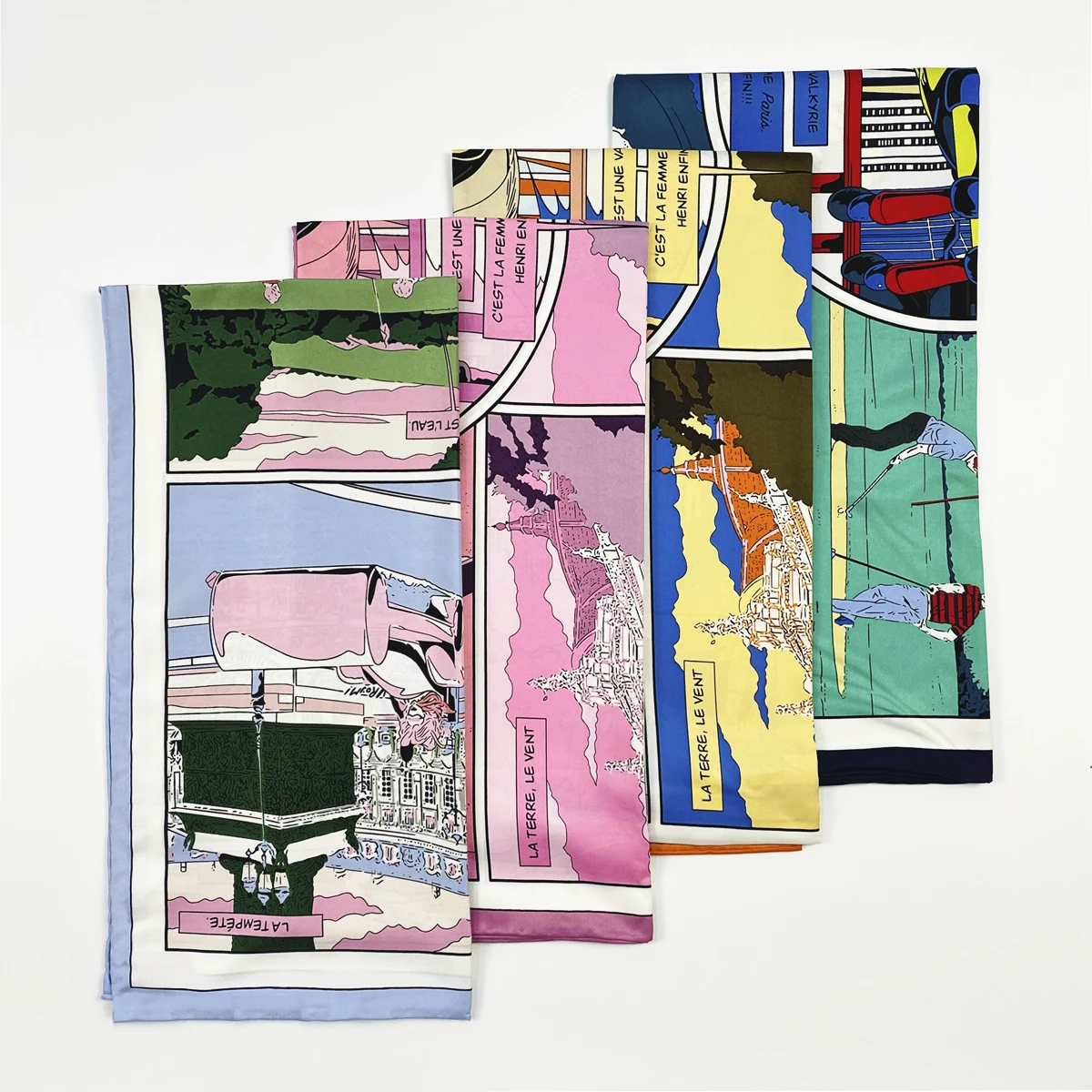 90 см "Вов" Твилль 100% шелковый шарф с ручной прокруткой краев роскошный фуляр хиджаб головной квадратный шарф женщины платок бренда дизайн гольф.