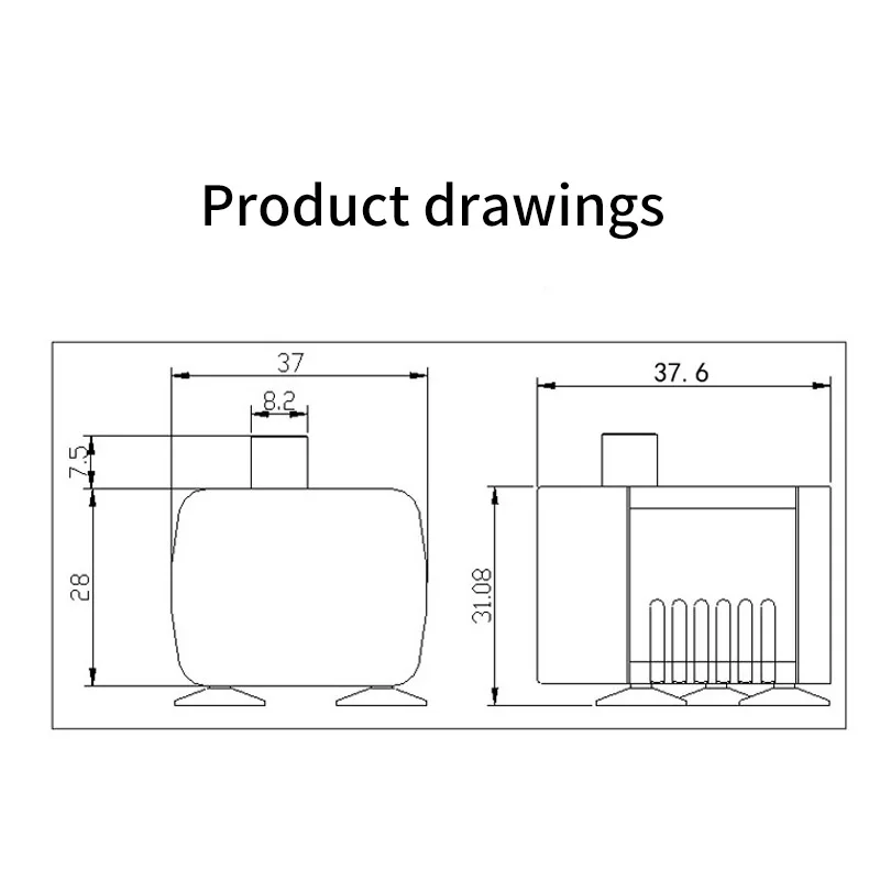 Micro DC 12V 24V Brushless Submersible Pump Solar Fountain Pet Water Dispenser Special Booster | Обустройство дома