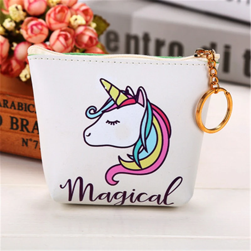 Квадратный мини кошелек для младенцев с единорогом|Украшения своими руками