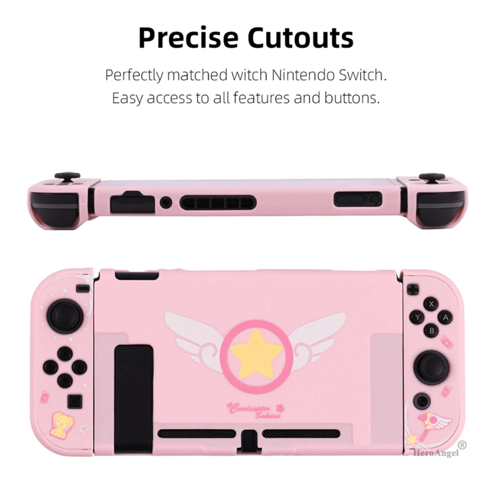 Новинка 2021 жесткий защитный чехол для Nintendo Switch цветная Съемная задняя крышка Nitendo