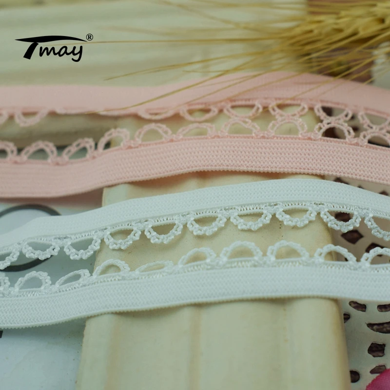 Эластичные ленты для нижнего белья бюстгальтера кружевной ткани стрейч-лента #1736