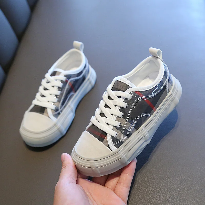 

Children's Casual Shoes Autumn Board Shoes Canvas Shoes Sports Shoes Boys' Lattice Shoes Girls' Casual Shoes Girl Sneakers