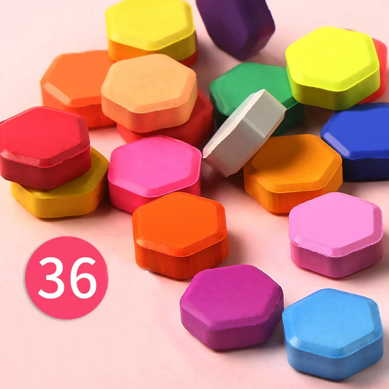 Профессиональные блестящие акварельные краски в наборе 36 цветов пигментный