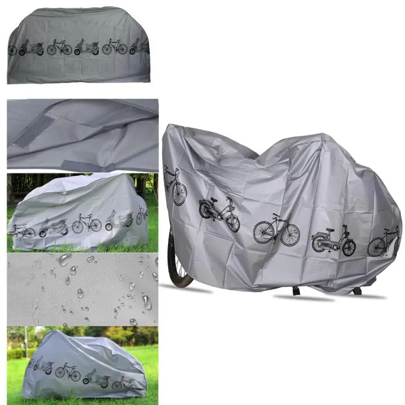 

Universal Bicycle Cover Waterproof Bike Moped Scooter Sheet UV Weather Shelter Universal Bicycle Rain Proof Cover