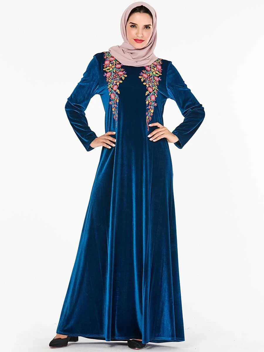 2019 abaya Дубайский мусульманский халат-кимоно одеяние мусульмане мусульманская