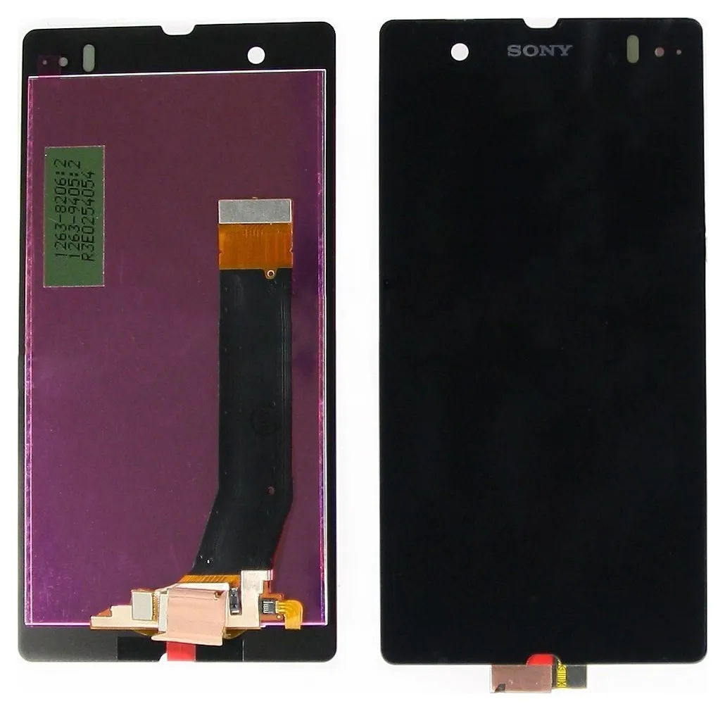 Дисплей для телефона Sony C6603 (Z) в сборе с тачскрином Черный | Мобильные телефоны и