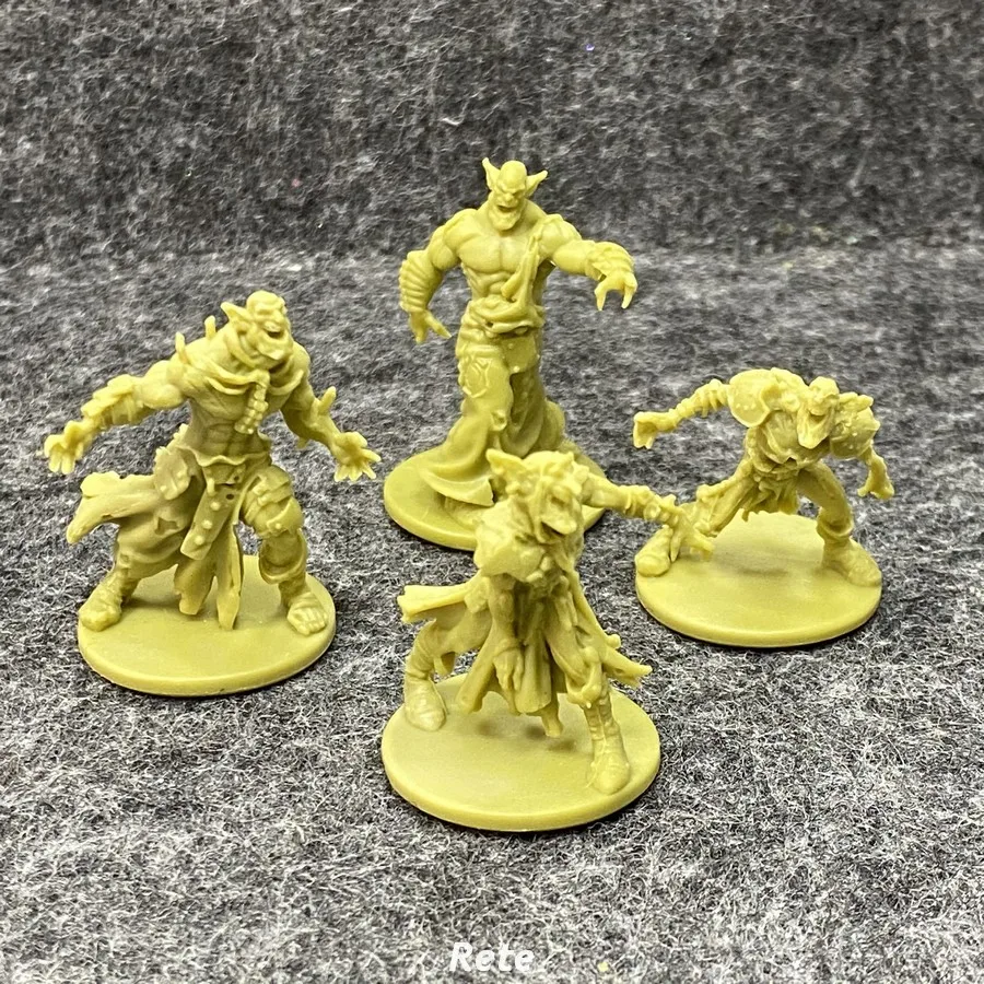 7 шт. Zombicide зеленая Орда черная чума орк ходунки бегунки Фэтти некромант
