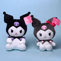 20cm kawaii sanrio plush kuromi plushie free shipping room decor cute cartoon stuffed animals soft toy gifts for children