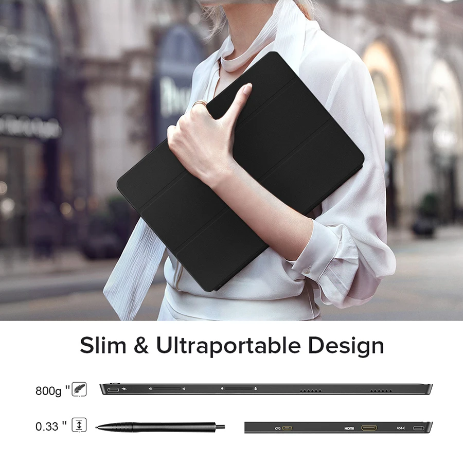 Портативный монитор UPERFECT 10800 мАч 15 6 дюйма IPS экран 1080P USB Type C HDMI|Мониторы| |