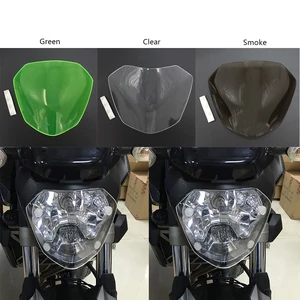 for yamaha mt 07 mt07 2013 2017 fz07 fz 07 2015 2017 motocross motorcycle headlight lens cover protector screen guard free global shipping