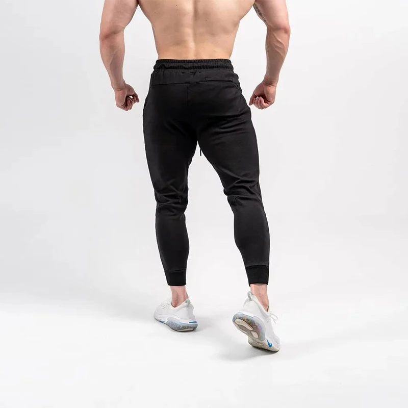 Men's Pants Fitness Skinny Trousers Spring Elastic Bodybuilding Pant Workout Track Bottom Pants Men Joggers Sweatpants mens running pants