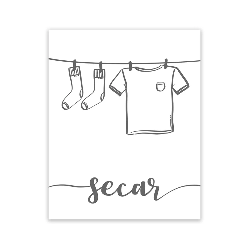 

Настенная картина LÁMINA LAVANDERIA Ilan grace