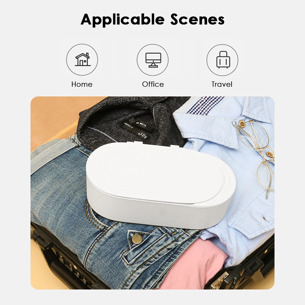 Мини ультразвуковой прибор для чистки ювелирных изделий 400 мл сверхзвуковое